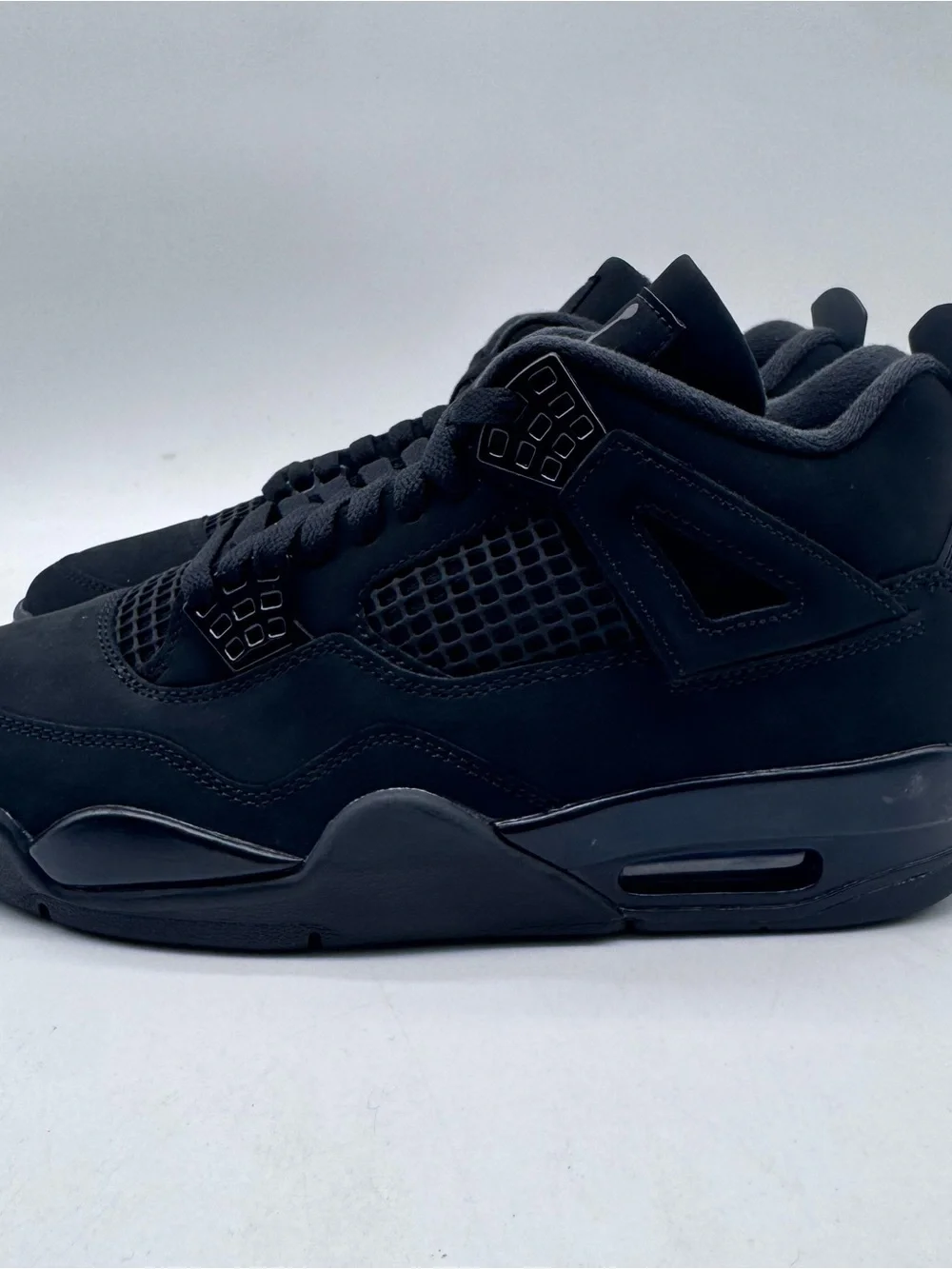 Air Jordan 4 Retro 2025 Black Cat FV5029-010 Men’s Size B Grade